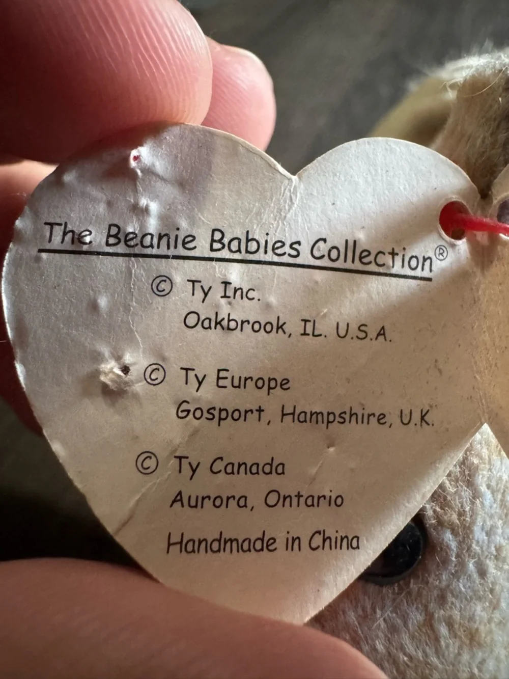Ty Beanie Baby Goatee Retired Original Goat Plush 1998 Beanie Babies Ages 3+